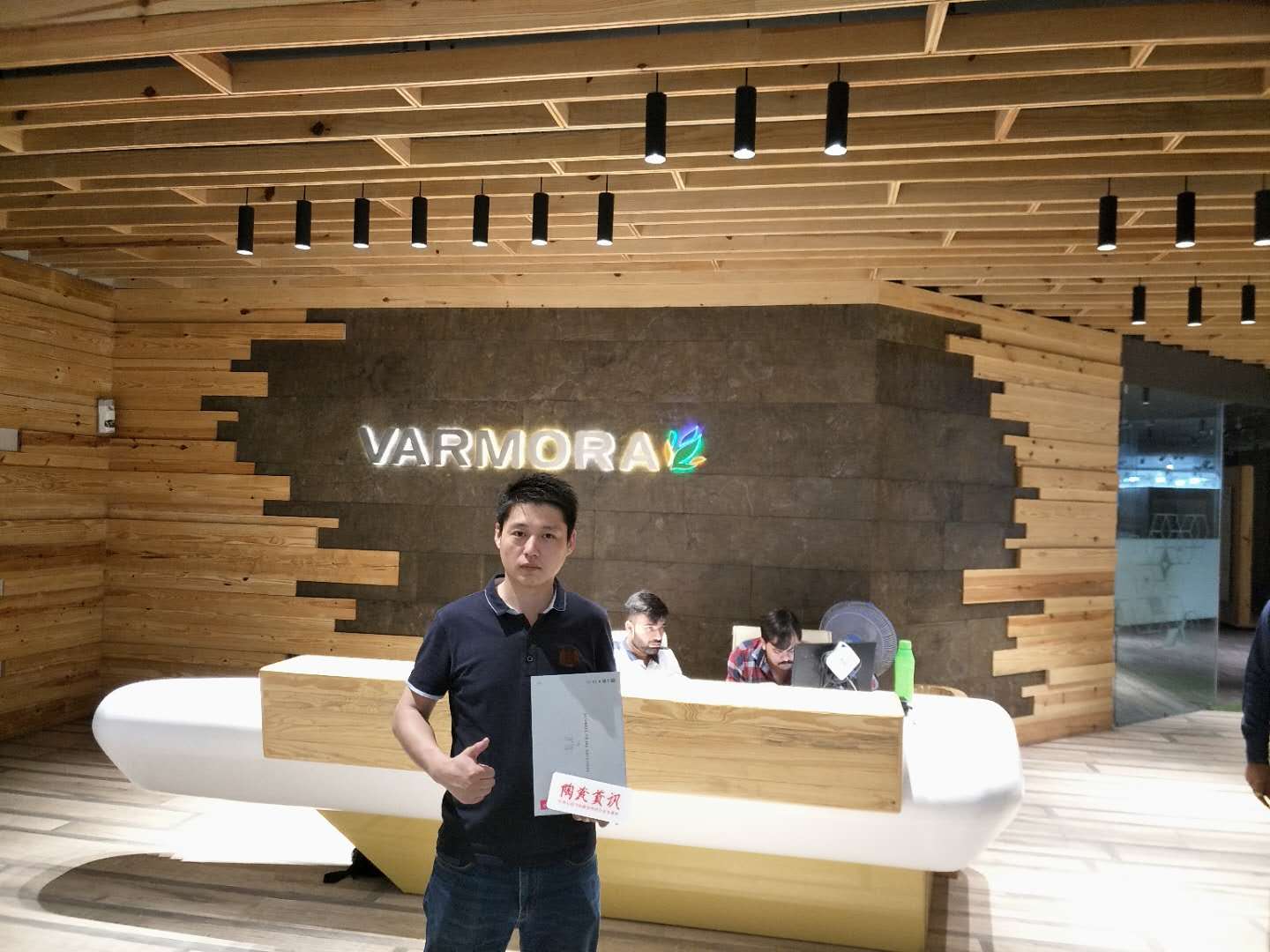 陶卫网记者到访印度莫尔比最大陶瓷企业VARMORA集团
