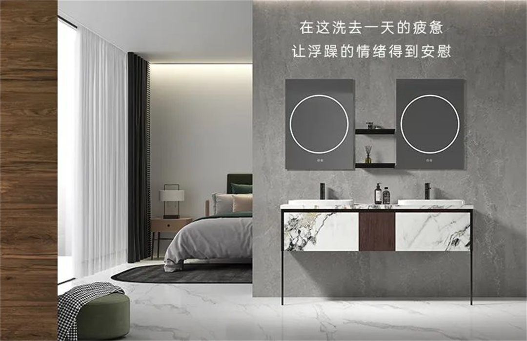 凯立YC03浴室柜|极富现代感的艺术品